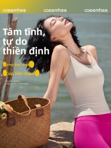 CAEEMHEE | Áo Bra Thể Thao Cao Cấp Có Đệm