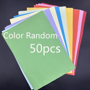 50pcs/100pcs Color A4 Paper 10 Color Copy Paper Printing Paper Color Hand Folding Paper