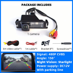 Rear View Backup Camera Reverse AHD or CVBS License Plate Light Fits Hyundai I10 I20 I30 Eon Elantra Genesis for Kia Morning