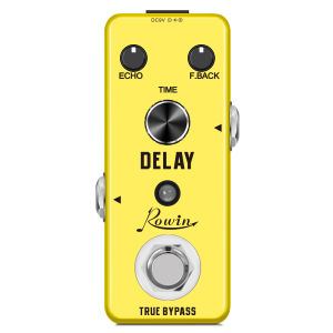 Rowin LEF-314 Guitar Delay Pedal Analog Delay Guitar Effect Pedal Switching Fully Vintage Delay True Bypass