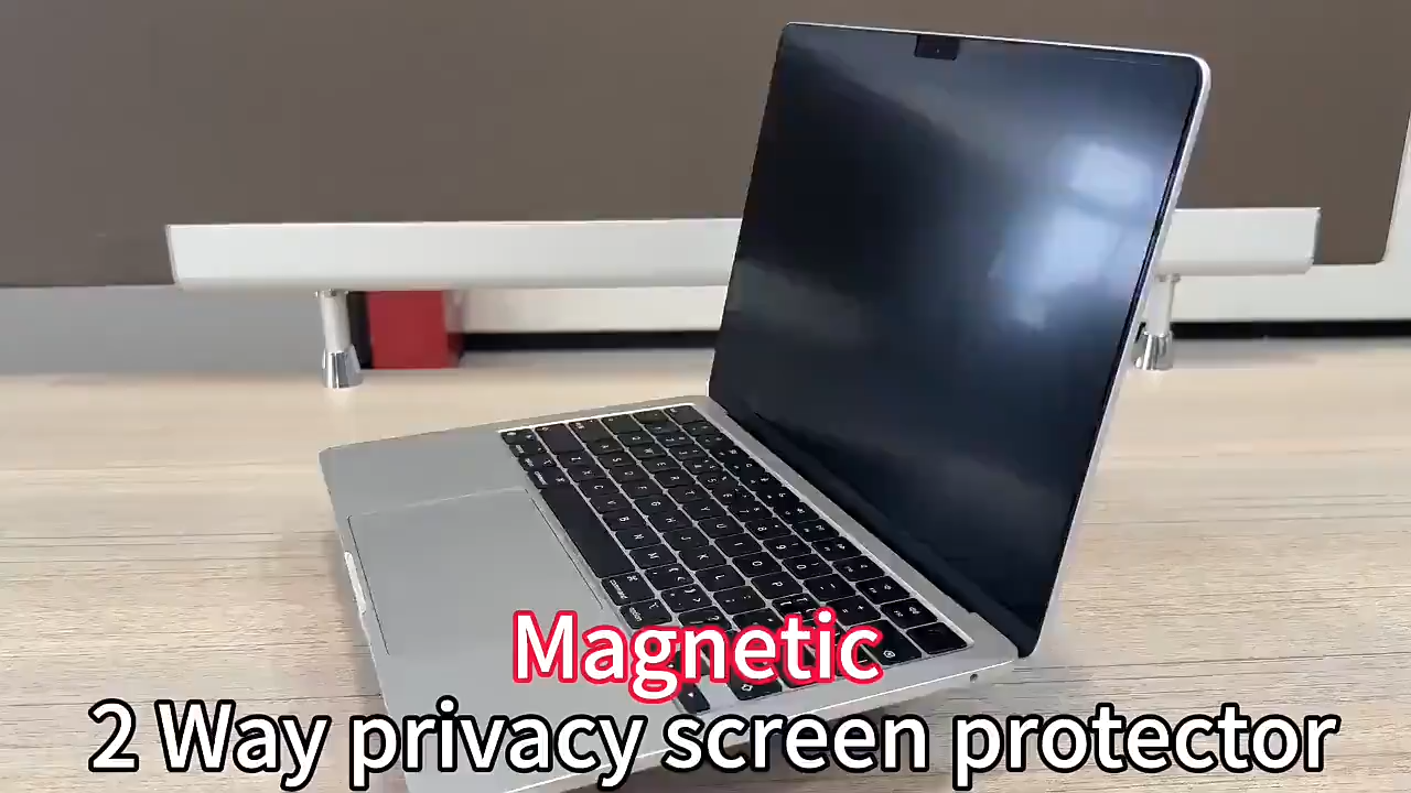 Skrin Privasi Magnetik 13-15.6 Inch Magnetic Privacy Screen for Laptops | Anti-Glare & Anti-Spy Filter Fits 16:9 16:10 Screens | Compatible with Dell HP Lenovo Acer