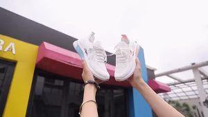 Sepatu Sneakers Wanita Import Fashion Flower Kasual Jalan Jalan HIGH QUALITY