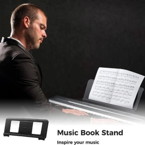 Thicken Electronic Piano Music Sheet Stand Portable Music Book Holder Keyboard Music Stand Clips