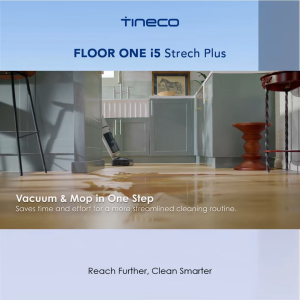 Tineco Floor One i5 Stretch Plus Smart Wet Dry Cordless Vacuum Cleaner Vakum Penghisap Debu