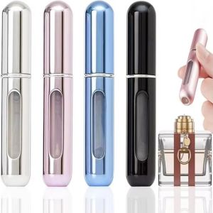 5ml Perfume Bottle Bottom Charge Self-pump Portable Travel Spray Bottle Recyclable Durable Perfume Sample Bottle Cosmetic Bottle