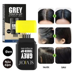 Bút Nhuộm Tóc Tạm Thời Không Thấm Nước Lâu Trôi Che Phủ Tóc Bạc Kèm Lược Chải 15g Hiệu Quả Nhanh Dùng Một Lần