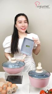 Chảo chống dính hình chữ nhật cao cấp sử dụng bếp từ La gourmet Shogun Mini Collection 18cm -  chính hãng