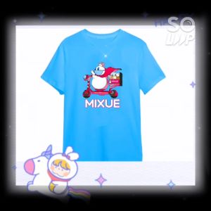 mixueviral/Kaos Atasan Anak Mixue Ice Cream Lengan Pendek Usia 1-12 Tahun - DTF Printing, Warna Cerah & Nyaman (Promo Follow Toko)