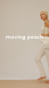 Moving Peach Sport Canvas Bag with Wet-Dry Separation Pocket Big Capacity Durable Strong Scratch-resistant Multiple Compartments Gym  Outdoor Training Everyday Use