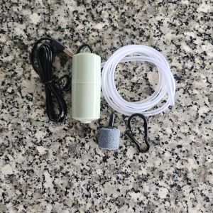 Máy Sủi Oxy Mini Kết Nối USB 1 vòi 2 Vòi. Sục Khí Oxi mini mạnh Cho Hồ Cá Bể Cá Thuỷ Sinh