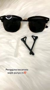 4pcs Pengait Kacamata Silikon Hook Kacamata Earhook Kacamata Kaitan Kacamata Ganjal Kacamata Hook Kacamata