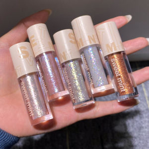 【COD】Liquid Eyeshadow Glitter Highlighter Eyeshadow Cair Pearlescent Eyeshadow Gliter Starlight Shimmer Korea Eye Makeup Long Lasting-💞Margot