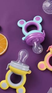 Bayar Di Tempat - Baby Fruit Feeder Lucu / Dot Buah Empeng Bayi / Set Perlengkapan Makan Lengkap