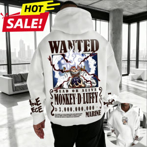 Bandai | One Piece Nika Luffy Anime Men Harajuku 2026 Streetwear Hoodie Vintage Winter Women Oversized Hooded Sweatshirt Long Sleeve Top
