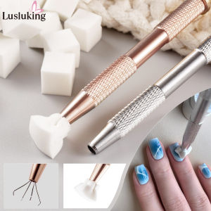 50/25pcs เล็บฟองน้ําชุดเล็บ DIY สร้างสรรค์เล็บฟองน้ํา Gripper เครื่องมือฟองน้ํา Gradient เล็บเครื่องมืออุปกรณ์แต่งเล็บ