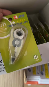 JOY Correction Tape 5mm x 8m | Instant Dry White Correction Roller | Smooth Writing Correction Tape | School & Office Supplies