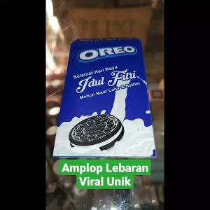 Amplop Lebaran Idul Fitri Angpau Uang Ucapan Selamat Hari Raya Ramadan eid mubarak Kartun Profesi motif snack (1 Set Isi 10 pcs)