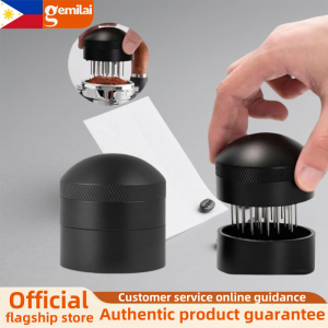 Italian espresso mixer compactor 21 needle WDT 2-in-1 Italian espresso dispensing tool with 51mm 53mm and 58mm filter holders coffee powder mixing tool