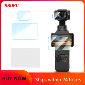 BRDRC AR Lens Screen Protector for DJI Pocket 4 3 Accessories Anti-reflective Film High Sensitivity Full Coverage