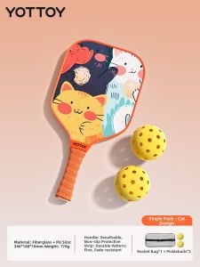 YOTTOY | Beginner Friendly Childrens Pickleball Paddles Set
