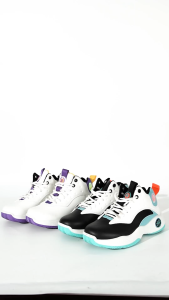 【READY STOCK】Korean Style Basketball Shoes Rubber Sneaker for Men Trendy Design Durable Footwear