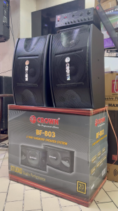 Crown BF 803 / 300 Watts Speaker / Karaoke Speaker / Crown BF 803 Speaker / with 2 Speaker Wire 5 Meters