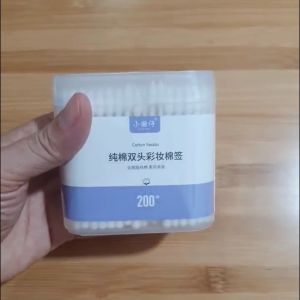 -Hộp 200 Tăm Bông Ngoáy Tai Dùng Cho Em Bé Người Lớn Siêu Rẻ