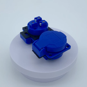 2PCS 10-16A Industrial Socket / Universal Outdoor Outlet / Waterproof IP54 Heavy Duty 250V Global Safety Outlet .