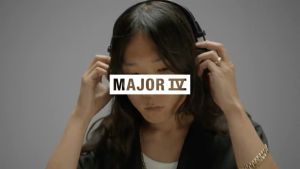 Major V Wireless Bluetooth Over Ear Headphone Foldable Retro Headset Heavy Bass Bluetooth 5.2 Built-In Mic Noise Canceling Support IOS Android USB-C Rechargeable Input 3.5MM Game Wired Headset