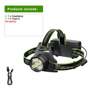 2026 NEW Ultra Birght LED Headlight 34000000LM Most Powerful Head Torch Rechargeable Head Flashlight 18650 Outdoor Camping Lamp