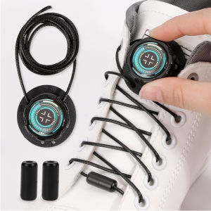 Automatic Shoelaces Without ties Swivel Buckle Laces Sneakers No Tie Shoe laces Adults Kids Thick Rope shoelace 1Pair/2Pair