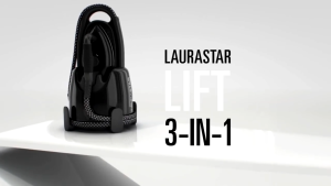 Laurastar Lift Xtra Titan Portable Steam Station | 99.9% Anti-Bacteria DMS Steam Professional Iron - Black