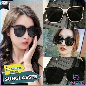 Need. Big Square Frame Sunglasses for Women Men Trendy Shades Anti UV400 Eyewear Outdoor Fashion Eyeglasses
