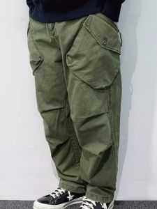 กางเกงลำลองชายสไตล์อเมริกัน ดีไซน์ย้อนยุค สไตล์ญี่ปุ่น กางเกงขายาวหลายกระเป๋า กางเกงทำงานฤดูใบไม้ร่วง/ฤดูหนาว กางเกงขายาว