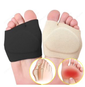 2 silicone semi-insoles for metatarsal forefoot pain relief foot ball pads for hallux valgus socks foot gel pads for semi-sock support