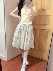 SUHUIQIAN | Yellow Polo Collar Short Sleeve T-Shirt