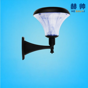 Solar Powered Lawn Lights Outdoor Courtyard Waterproof Garden Villa Fence Post Headlights Home LED Automatic Column Head Wall Lights