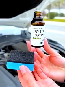 Crystal Coating Car Plastic Restore Nano Plastic Coating Warna Plastik Motor Dan Kereta Hitam Wak Kilat