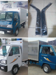 Vè che mưa gắn xe tải Thaco towner 990kg 850kg 900kg 750kg  nhựa đen dẻocó sẵn keo dángiá 1 cặp