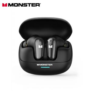 Monster | Monster Earbuds TWS Bluetooth Charging Box Wireless Earphones -With Microphone Dual Mode Stereo Sports Waterproof Heads