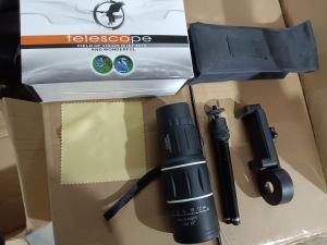 40X60 กล้องโทรทรรศน์เดียว Optical Zoom Spotting ขอบเขต FMC BAK4 ยาวกลางแจ้งแบบพกพาดูนกเป้าหมายกล้องโทรทรรศน์ 16x52