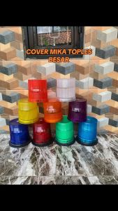 Cover Mika Tanpa Lampu & Tapak Tanah Besar Tinggi 17 Cm