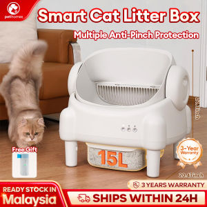 PHM Cat litter box Intelligent fully automatic cat litter box open automatic cleaning poop scooper easy to clean WIFI cat toilet Anti-Splash
