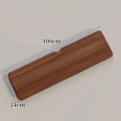 MUGG | Wall-mounted TV Shelf Wooden Walnut Antique Style