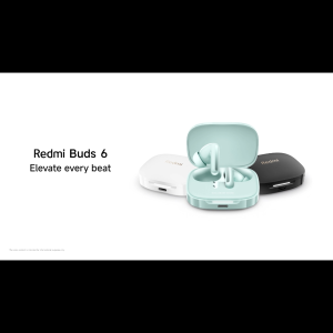 REDMI Buds 6｜ลดเสียงรบกวนด้วย AI ｜ฟังได้ยาวนานสูงสุด 42 ชั่วโมง｜การออกแบบระบบเสียงแบบไดรเวอร์คู่