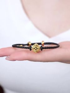 Gold Cloisonné Hard Gold Good Luck Charm