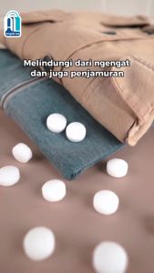 Swallow Naphthalene Disk Ball Kamper Kapur Barus Putih usir Ngengat
