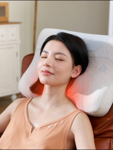 Philips Massage Pillow Neck Massager Memory Foam Hot Compress Bluetooth Music