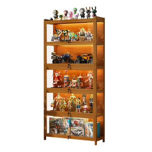 ZHUSHANXIA | Lighted Lockable Acrylic Display Case for Collectibles