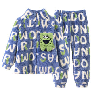 ANZHAOQI | Autumn Winter Warm Boys Pajama Set